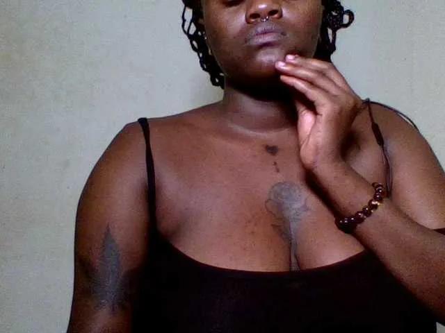 AfroBooty — being showered with tokens