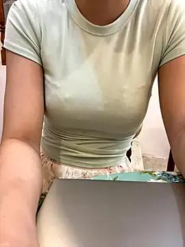 Hamy88 — Naked and dildo squirt at public coffee