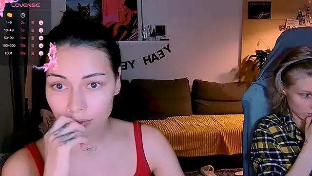 KatiKate — Touching tits yin and yang